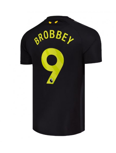 Moški Nogometna dresi replika Sunderland Brian Brobbey #9 Gostujoči 2025-26 Kratek rokav Moški Nogometna dresi replika Sunderland Brian Brobbey #9 Gostujoči 2025-26 Kratek rokav